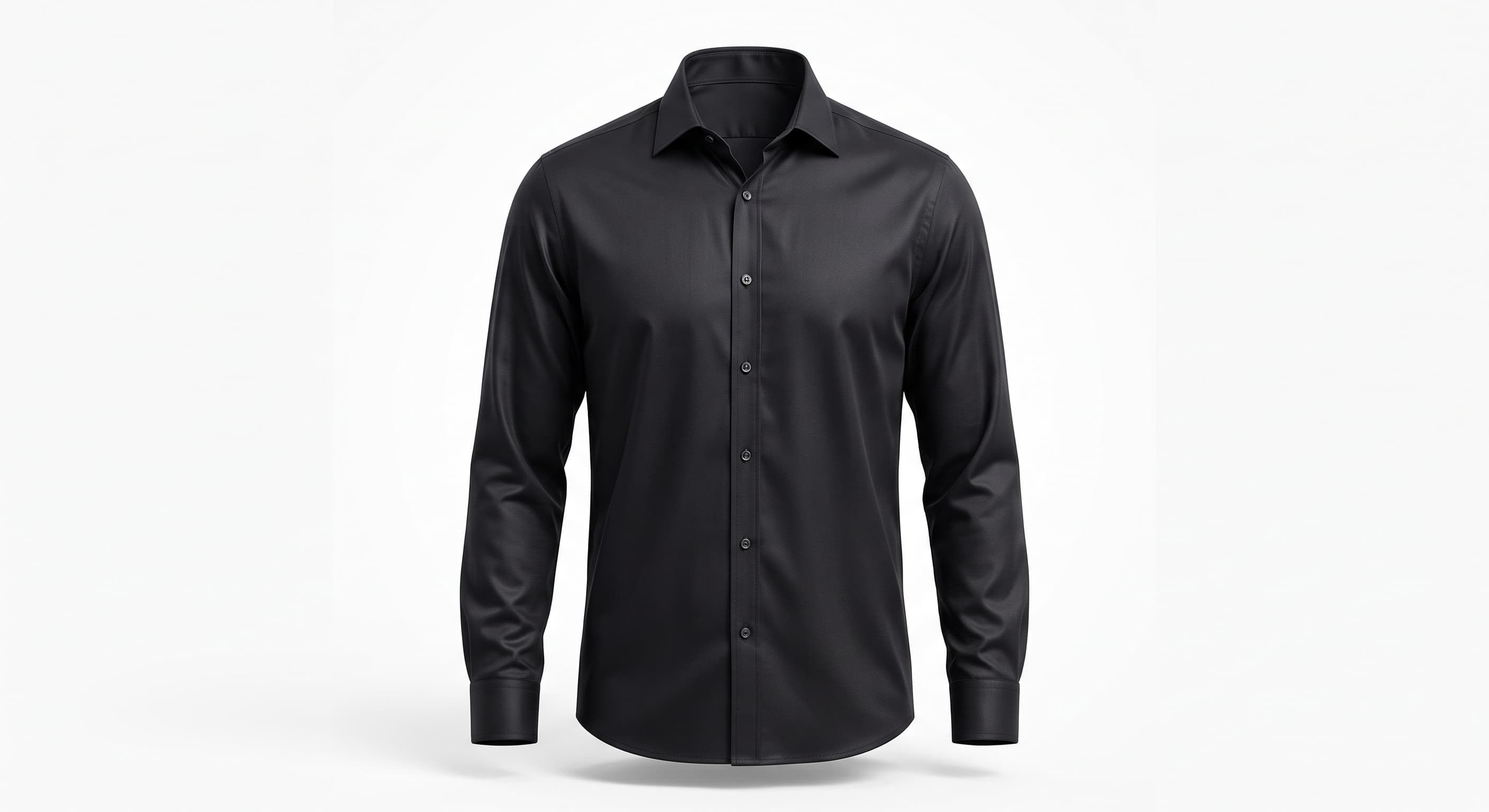 Camisa negra de manga larga ISSI
