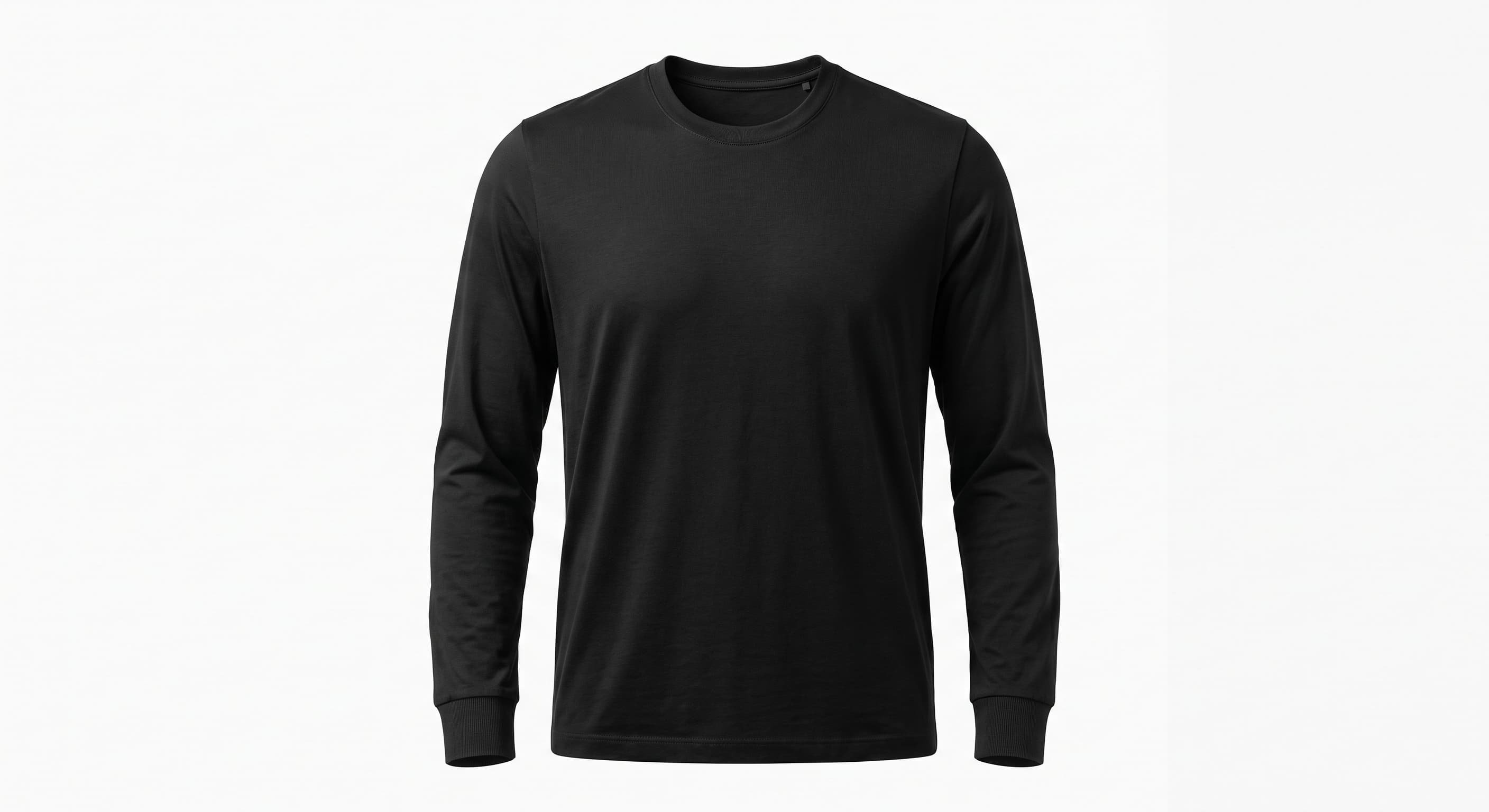Playera negra de manga larga ISSI